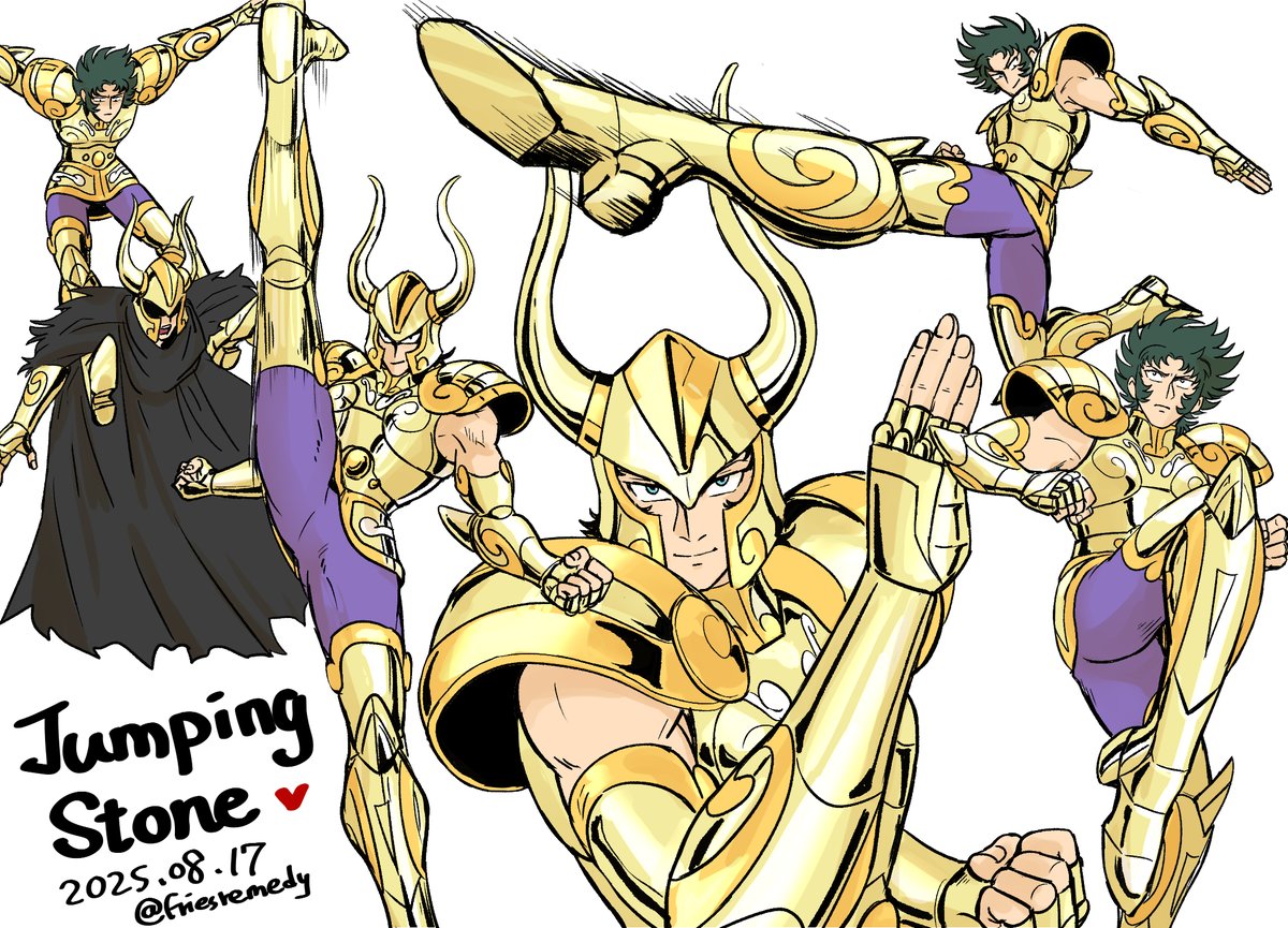 也貼個8月畫的Jumping Stone