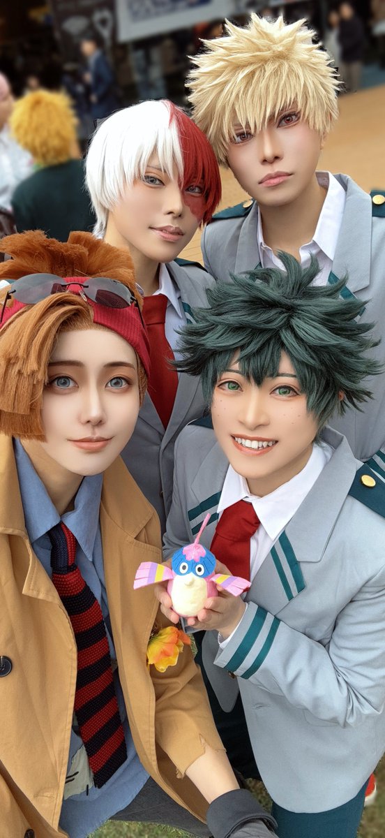 MACHO_cos's tweet image. ※コスプレ
オセオン組〜‼️
🥦💥🍰✈️

 #コスプレフェスタTDC