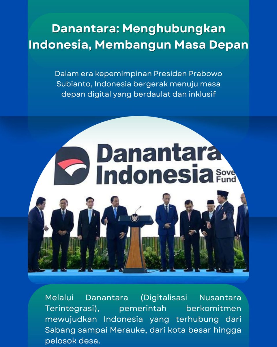 imoetcuantiq's tweet image. Danantara memperkuat kedaulatan ekonomi nasional. 

#DukungDanantara #BPIDanantara #PeranDanantara #KedaulatanBangsa