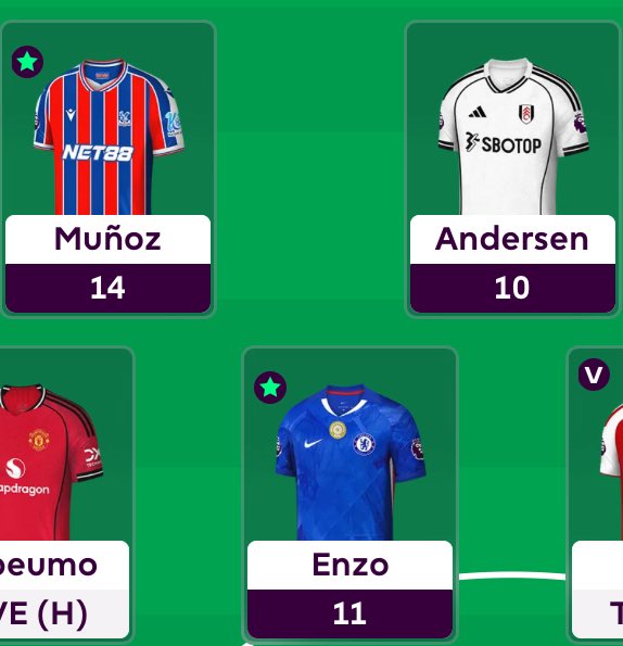 Waking up to see these players in my GW12 team is very nice 

Plus Welbeck with a lovely 8 pointer