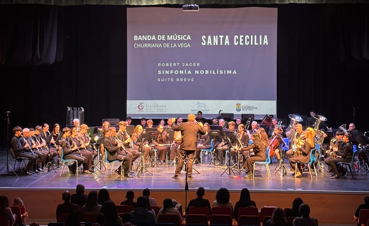 Celebrando Santa Cecilia con buena música.