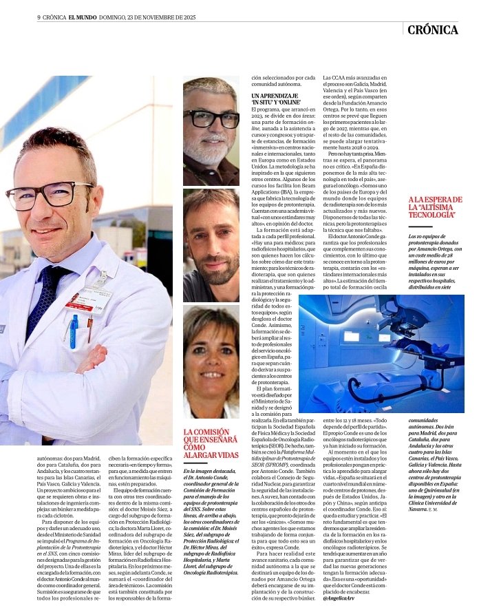 JoaquinJCabrera's tweet image. Reportaje sobre el programa de implantación de la protonterapia. #radonc #protontherapy