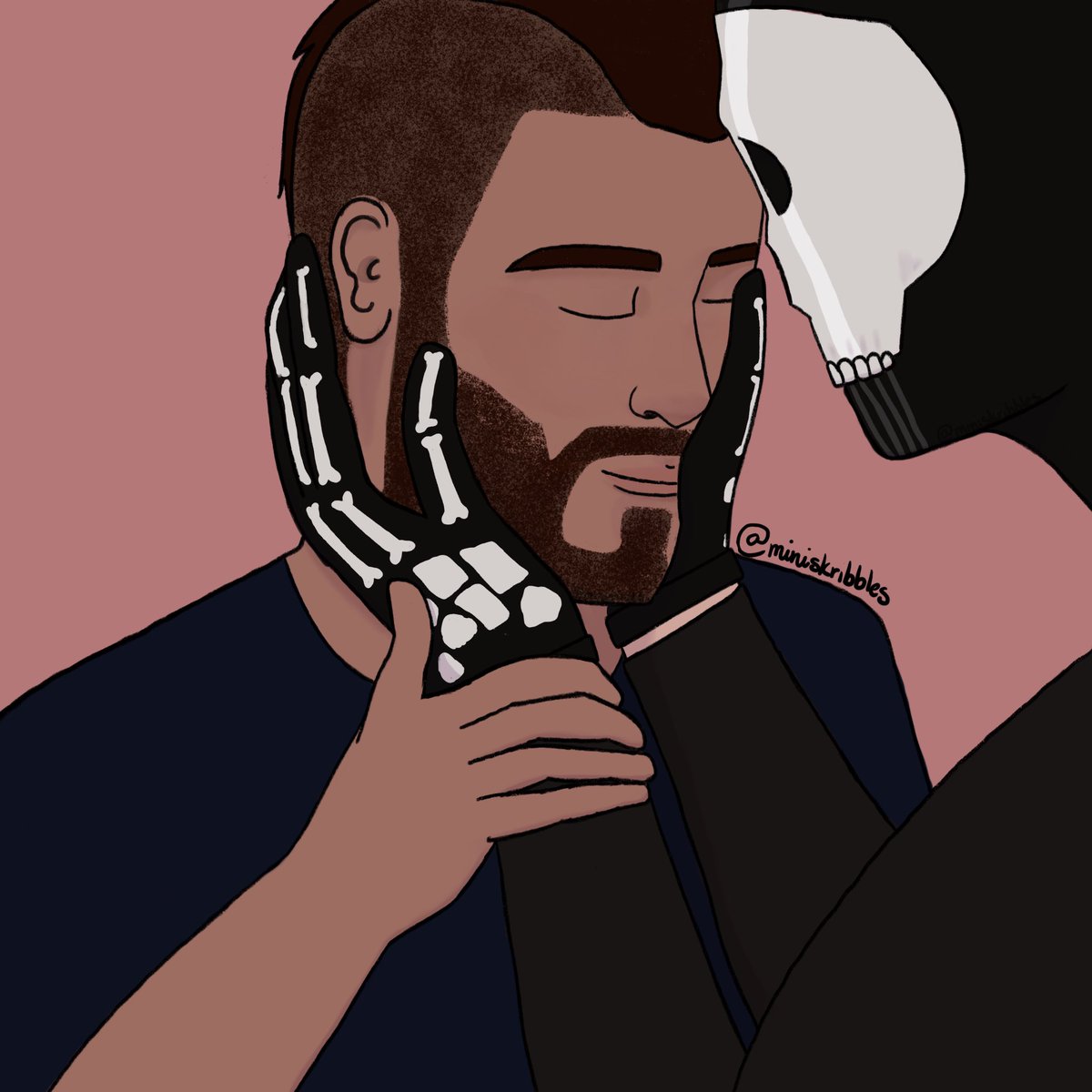 miniskribbles's tweet image. My old COD art from 2023 if anyone was interested 🫣 #ghoap #ghost #soap