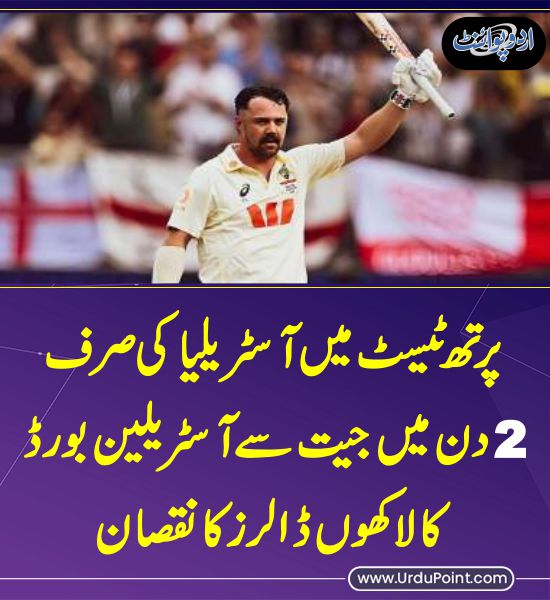 DailyUrduPoint's tweet photo. خبر کی مزید تفصیل جانئیے
https://t.co/MR5yxgUgk3

#Cricket #TestMatches #CricketAustralia #dollars #Australia #PerthTest https://t.co/TaERohD2ua