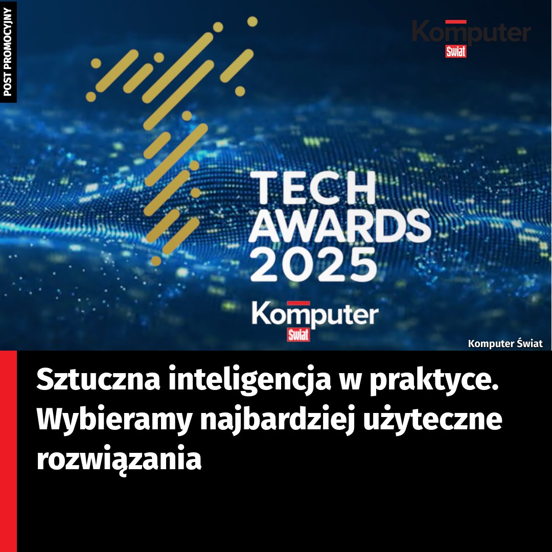 komputer__swiat's tweet image. Odkryj, które narzędzia AI zmieniają naszą codzienność i zasługują na miano najlepszych. Sprawdź, jak mogą ułatwić Twoje życie! 👉 brnw.ch/21wXKgd #redakcyjne #plebiscyt #techawards #sztucznainteligencja