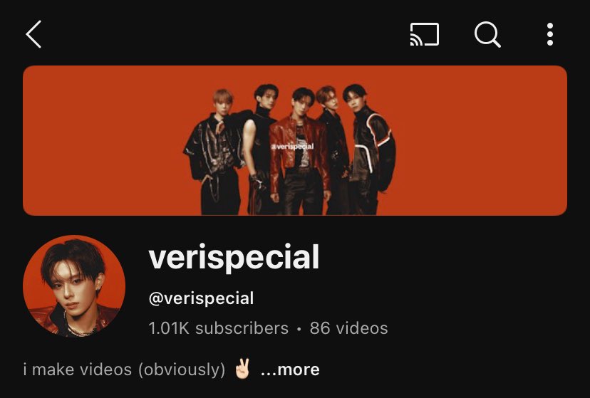 SpecialVeri's tweet photo. new channel layout ! https://t.co/yhZJbD5C21