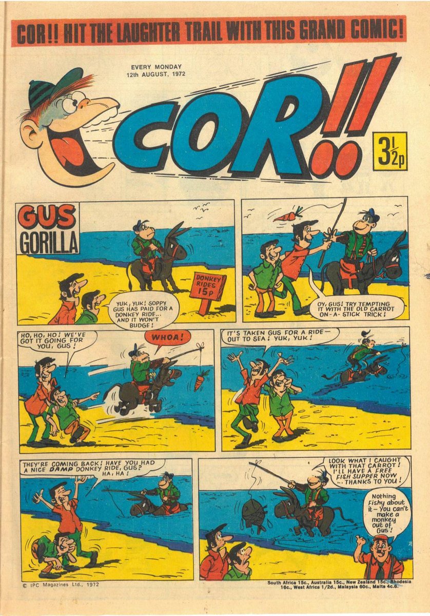 In our Twenty Sixth issue Mark and John read a 1972 issue of Cor, featuring Chalky, Rat Trap, Jelly Baby and the ethics of strike-breaking. This episode is sponsored by Jam Sandwiches. Only three and a half pence!
podbean.com/eas/pb-gihwc-1…