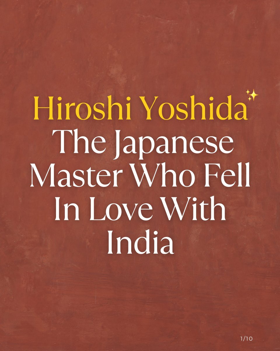 MeriDeewar's tweet photo. A Japanese printmaker who crossed continents to paint India in the 1930s. Let’s meet Hiroshi Yoshida. https://t.co/tWokTmjCoB