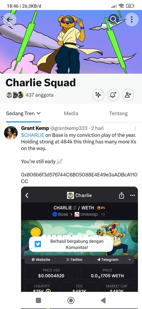 metacored's tweet image. $Charlie 🔥
@Op_timistic5 
@0xVen17 
@_QtyJ