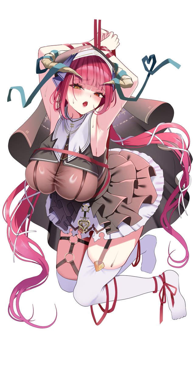 hinoki_kahun0's tweet image. 吊り下げ船長♡
＃マリンのお宝