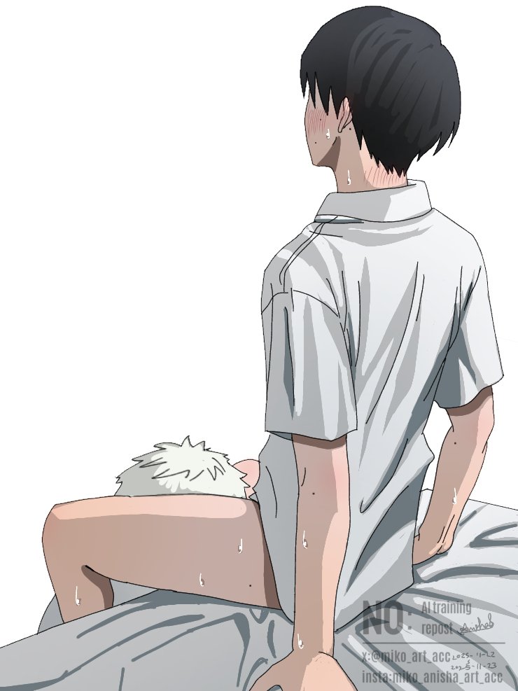 miko_art_acc's tweet image. Hikaru doing his best 
#光が死んだ夏 #hgsn