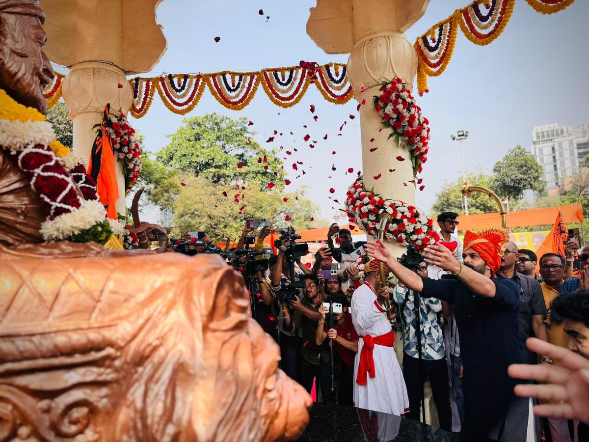 amitrthackeray's tweet image. जय भवानी, जय शिवराय 🚩