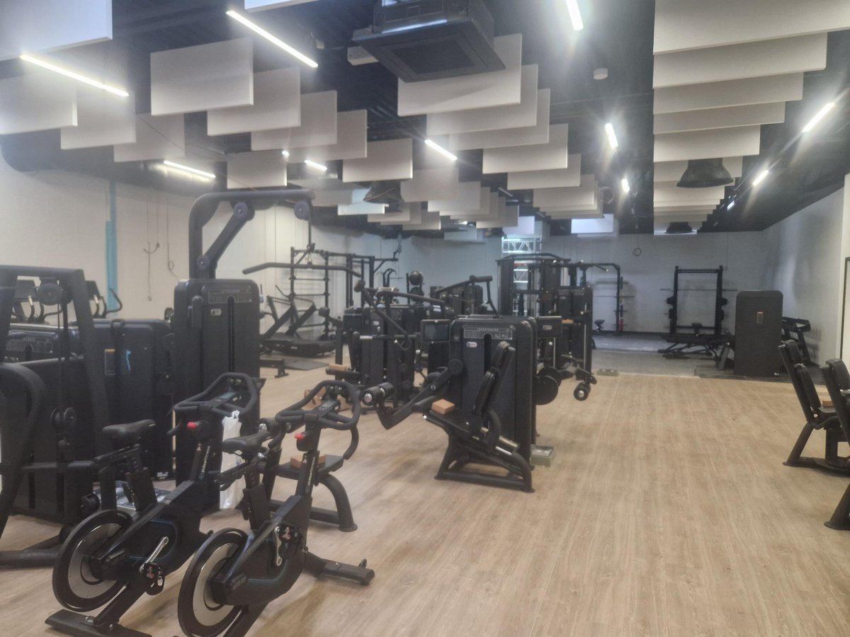 Audio Visual Installation Thorne, Doncaster - coming along nicely at Thorne Leisure Centre near Doncaster.
In the main gym area we have installed eight Cloud CSS6 cabinet speakers installed at high level with control from a Cloud LM2 and BT2 Bluetooth Plate. For the visual