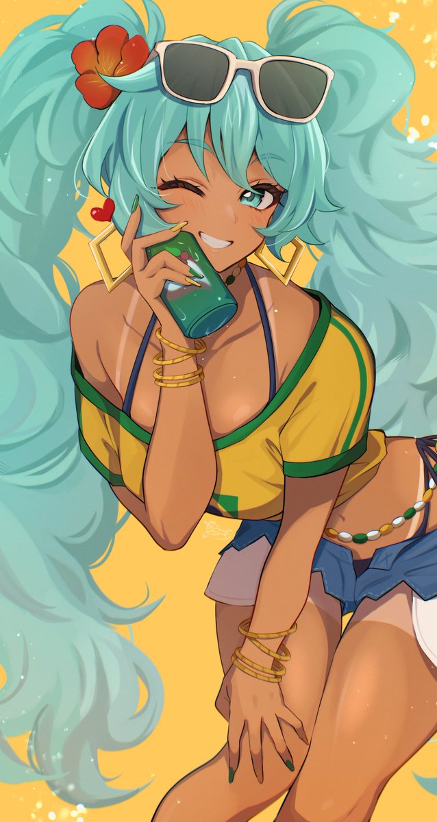 Brazilian Hatsune Miku (ブラジリアン初音ミク) tweet media