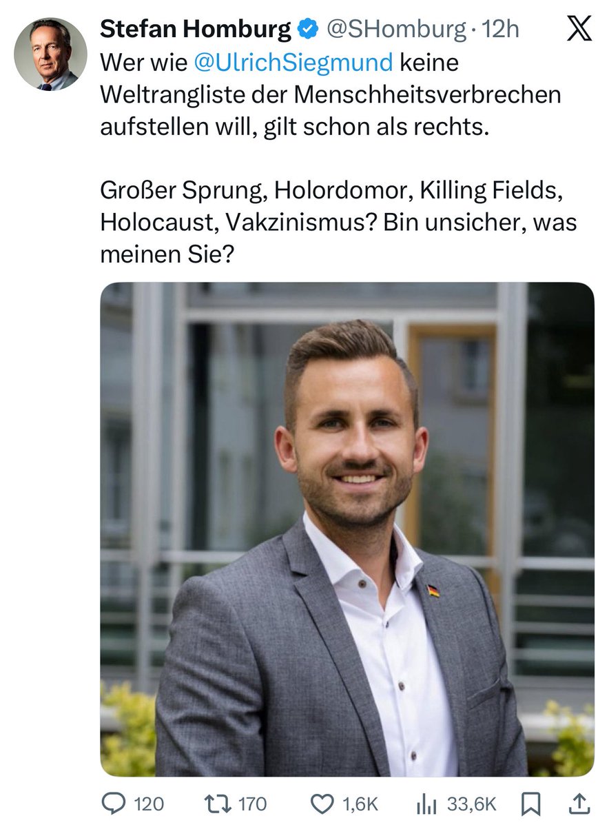 garstigergerrit's tweet image. Und Homburg einfach:  „Vakzinismus“ schlimmstes Menschheitsverbrechen? „Maße ich mir nicht an zu bewerten“