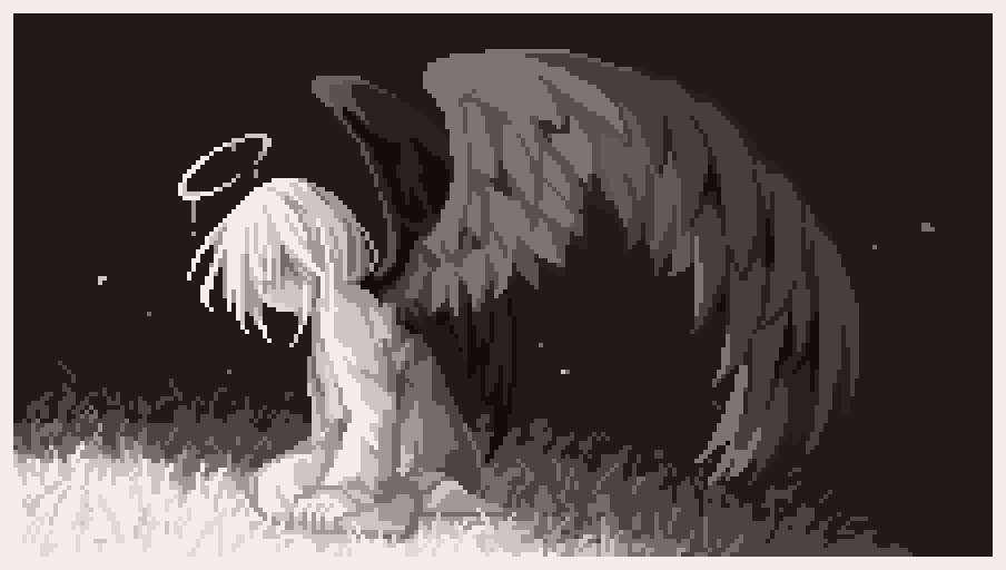 制作中のゲームに登場する絵🪽 #pixelart