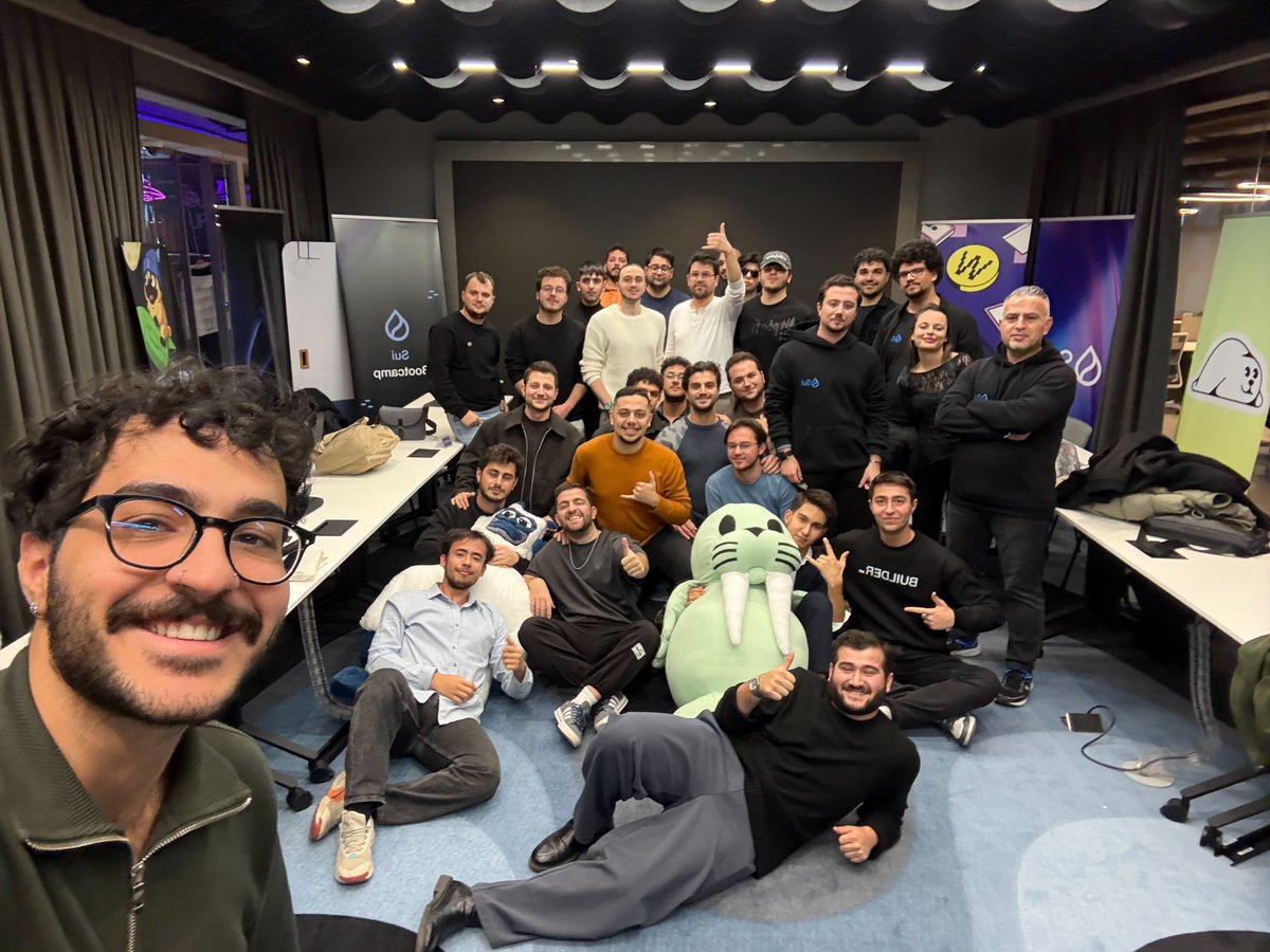 DLougaris's tweet photo. An incredible week at the Ankara Sui Move Bootcamp!
Huge thanks to @buildermare for organizing and an extra special thank you to our amazing instructor @ercandotsui who led the entire effort with passion and clarity. 
Congrats to all participants and to our hackathon winners 🔥🚀 https://t.co/kidmjkVScY