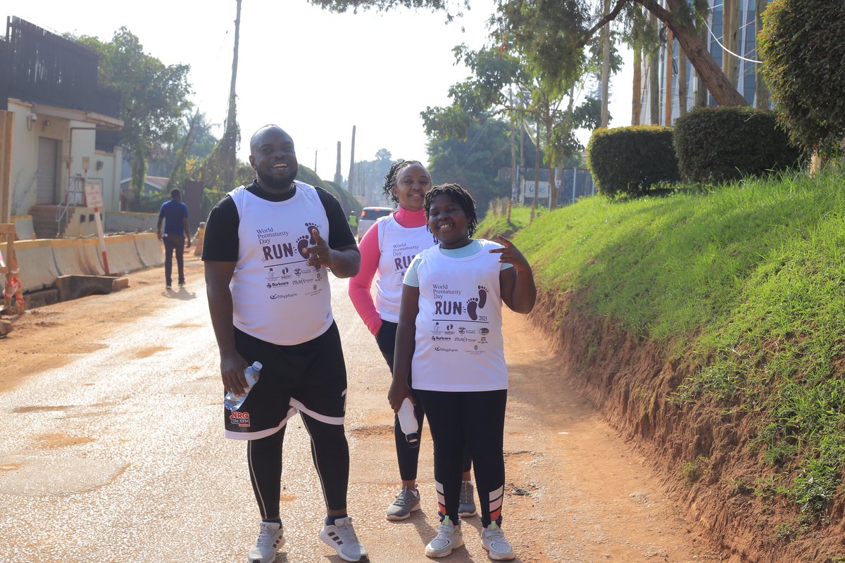 NsambyaHospital's tweet photo. Together, we stood for our premature babies. 💜👣
#WorldPrematurityDay #NsambyaHospital
#MilesForMiraclesRun https://t.co/V652dTLLZ0