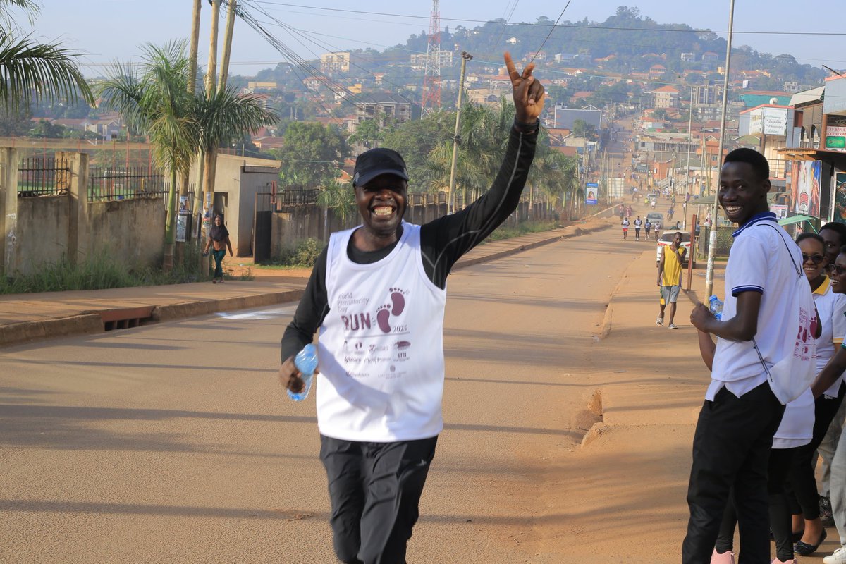 NsambyaHospital's tweet photo. Together, we stood for our premature babies. 💜👣
#WorldPrematurityDay #NsambyaHospital
#MilesForMiraclesRun https://t.co/V652dTLLZ0
