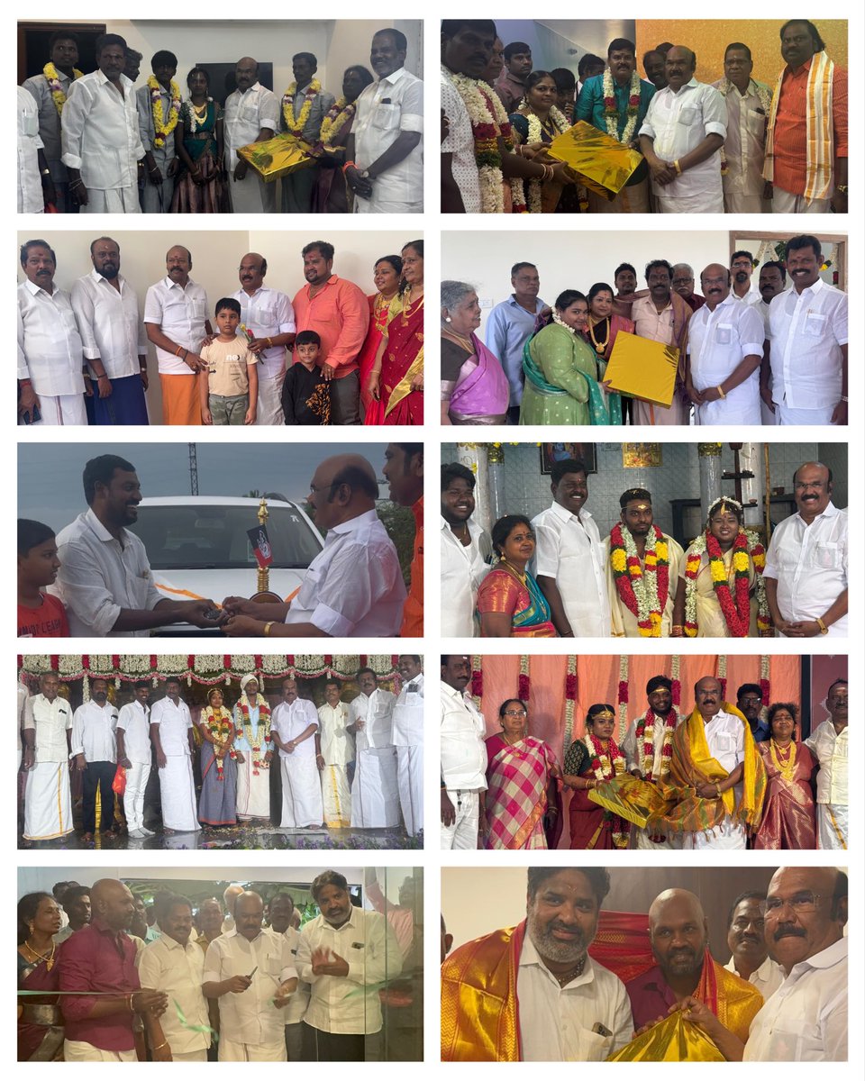 djayakumaroffcl's tweet image. இன்று (23/11/2025) காலை செங்கல்பட்டு (திருக்கழுக்குன்றம்), காஞ்சிபுரம் (வாலாஜாபாத், மறைமலைநகர்), சென்னை (கோவிலம்பாக்கம்,பெரும்பாக்கம், தாம்பரம்) மற்றும் திருவள்ளூர் (பொன்னேரி) ஆகிய மாவட்டங்களில் நடைபெற்ற கழக தோழர்களின் பல்வேறு இல்ல நிகழ்ச்சிகளில் கலந்து கொண்ட தருணங்கள்....