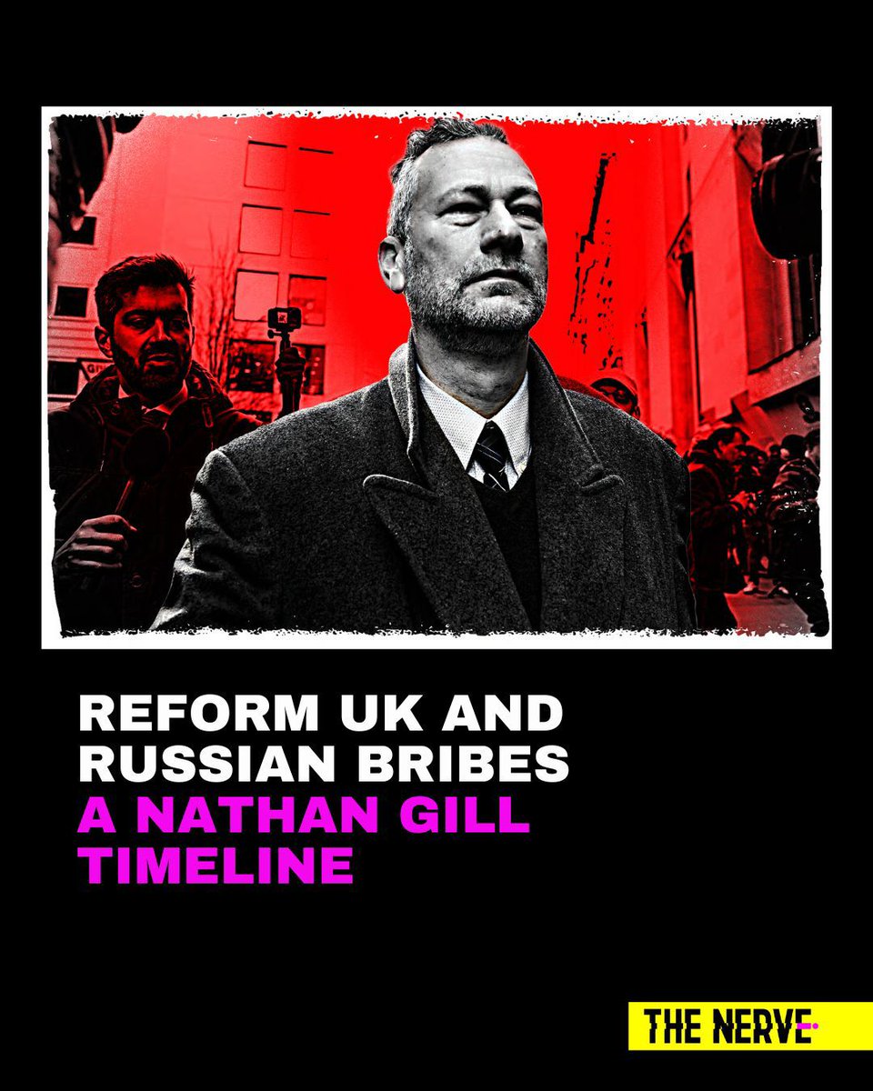 thenerve_news's tweet image. NEW There&apos;s no overstating how significant the Nathan Gill case is. On Friday, the ex-Ukip/Reform politician and close associate of Nigel Farage was jailed for over ten years for taking multiple bribes via a handler from a friend of Putin. It&apos;s a complex, detail-heavy story..🧵⬇️