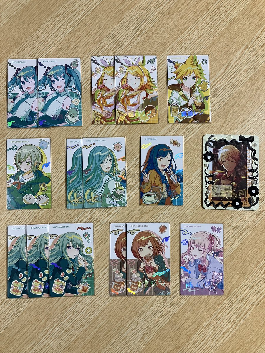 プロセカ エピカ 箔押し プロジェクトセカイ 日野森雫 エピカ 箔押し - メルカリ