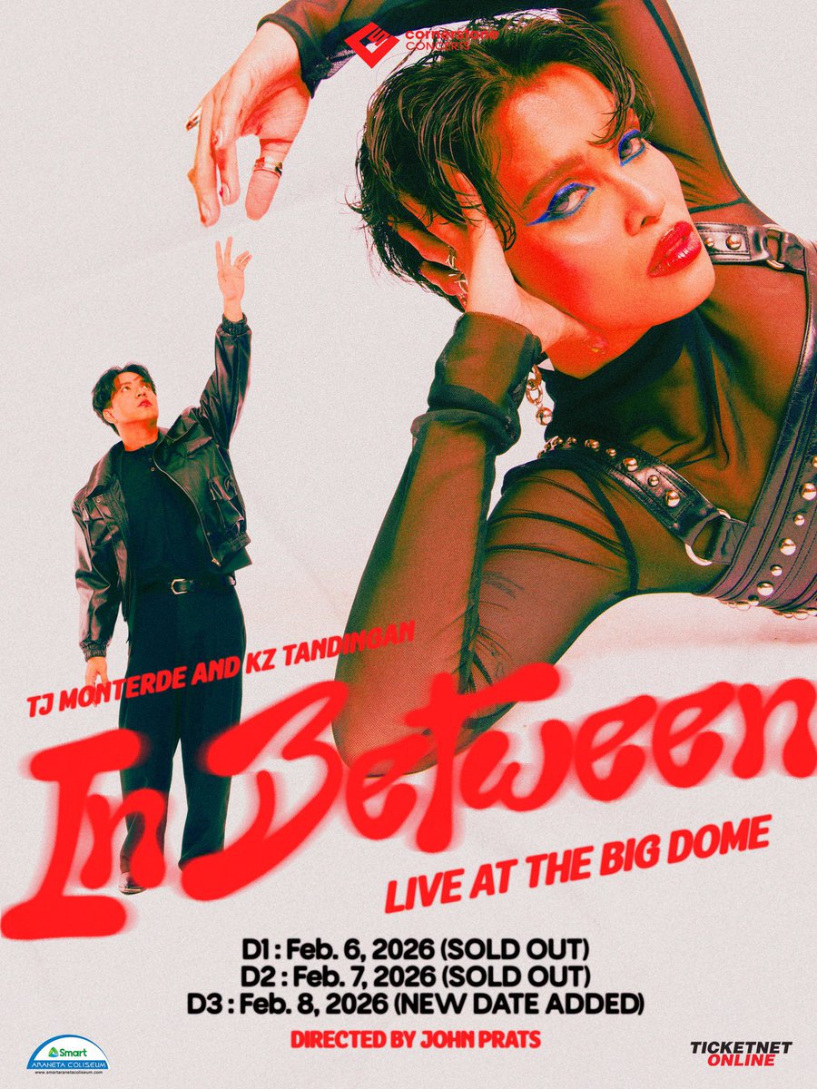 teyonbb's tweet photo. WTS | LFB

In between Concert (Araneta Coliseum)
TJ Monterde x KZ Tandingan-Monterde
February 7, 2026 - 8PM (Saturday)

3 LBB
SECTION 200
Row 9 | Seat 7-9

RFS: secured desired seats

Same Price. Online purchase.
Php 3,350.00

Dm if interested. https://t.co/qrjCyVcBdX