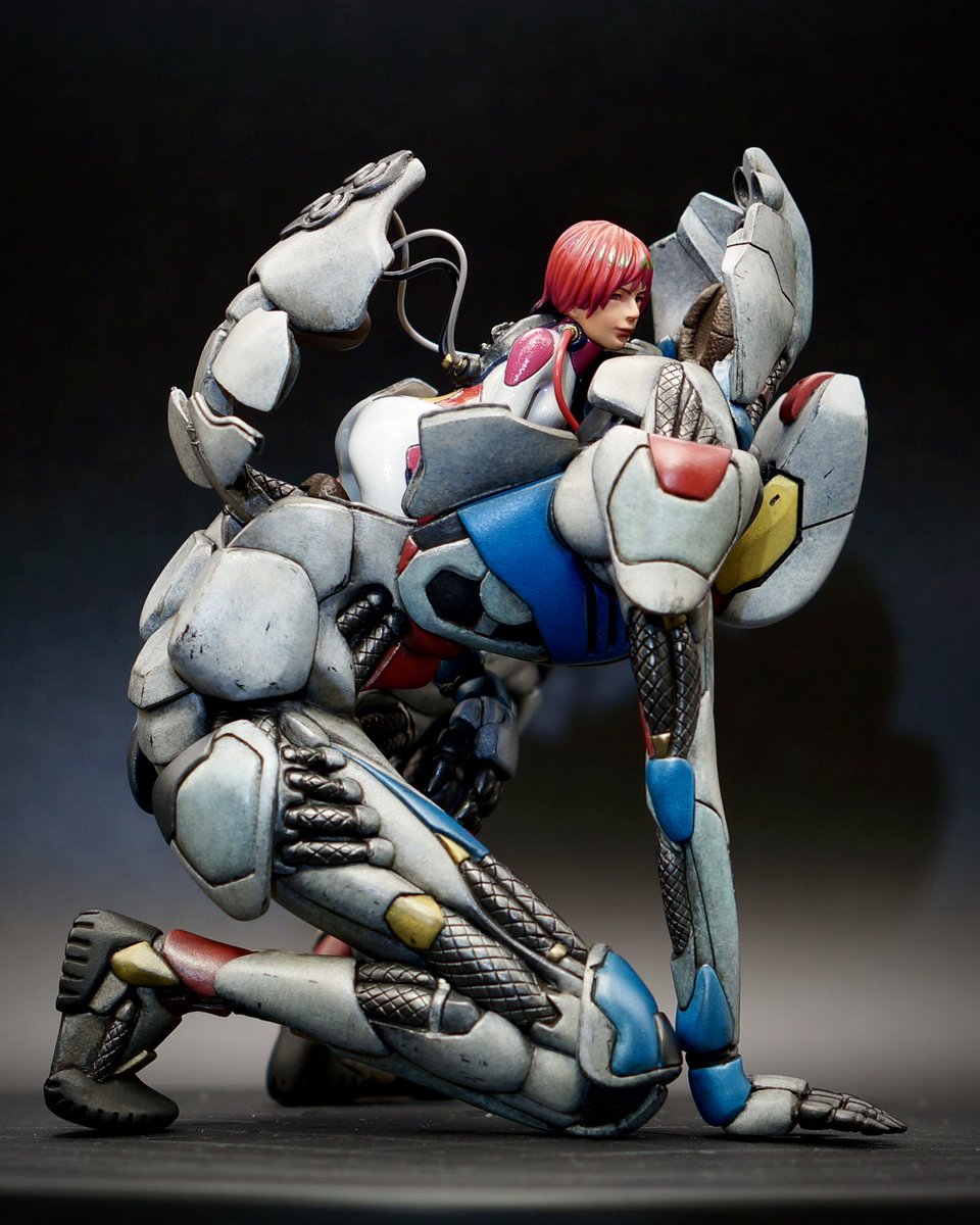 天宮りずむ　ガレージキット タマミーに持参した新作の「Giganta」です。 模型居酒屋（あまさん