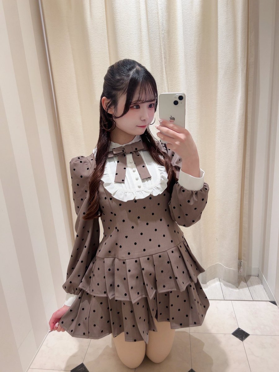 プリーツティアードミニOP evelyn evelyn天王寺店🧸 ♡ プリーツティアードミニOP price ⤿￥10,800