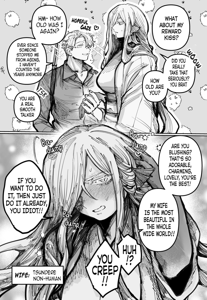 nekrotaku's tweet image. The exorcist duo: the (former) human husband and the non-human wife
thank you @Hino_888 
for your work. Please pay the artist a visit.