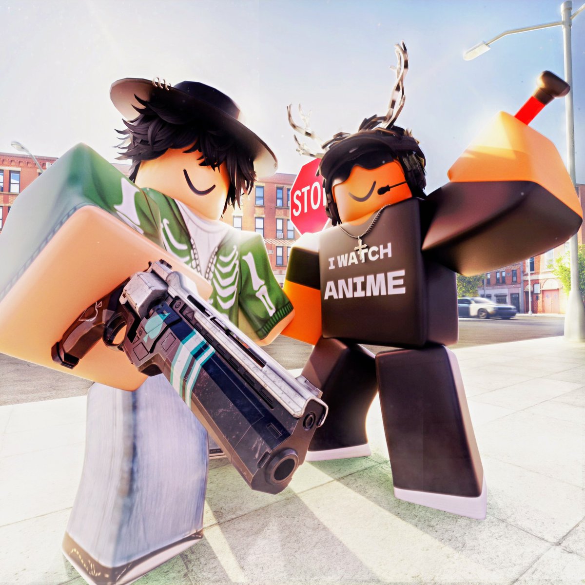 TechBosss_GFX's tweet photo. Gfx I made for fun let me know what y'all think. #ROBLOX #RobloxDev #robloxart #robloxGFX https://t.co/i8tYbr7Vgy