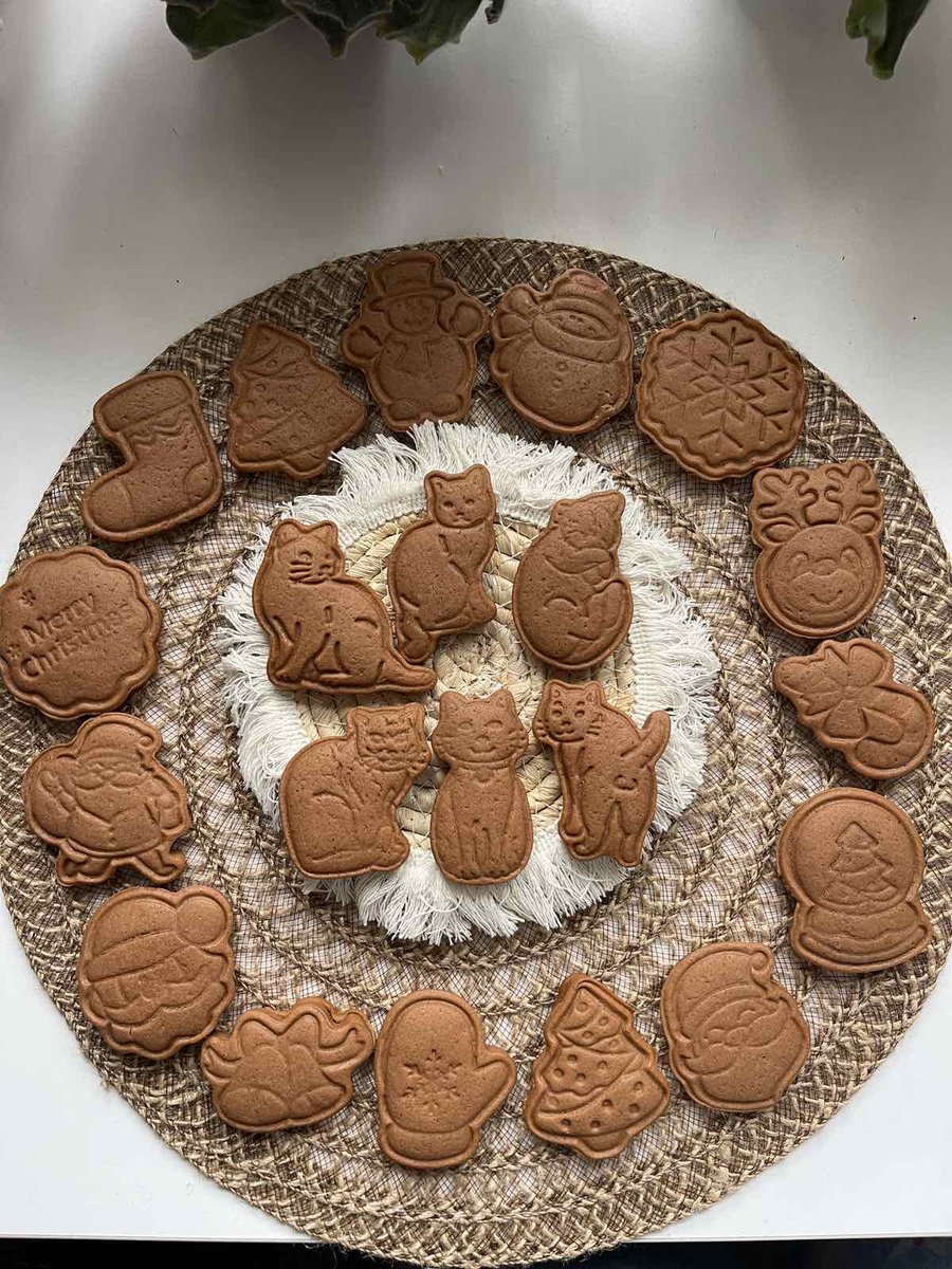 Імбирне печиво у вигляді котиків
і на новорічну тематику
За будь який донат 
Всі кошти від продажу на утримання вуличних котиків і оплату рахунків з клініки і котоготелю 
Долучайтеся до доброї справи
send.monobank.ua/jar/4V3rTvgWNY