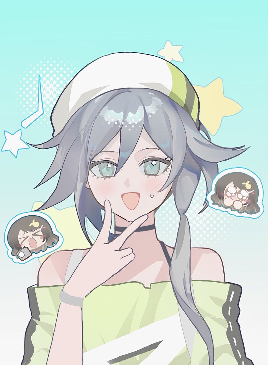 ☾ ⋆*･ﾟ:⋆*･ﾟ

Quick cutesy color sketches

☾ ⋆*･ﾟ:⋆*･ﾟ

#VGenComm #VGenComm #artmoots