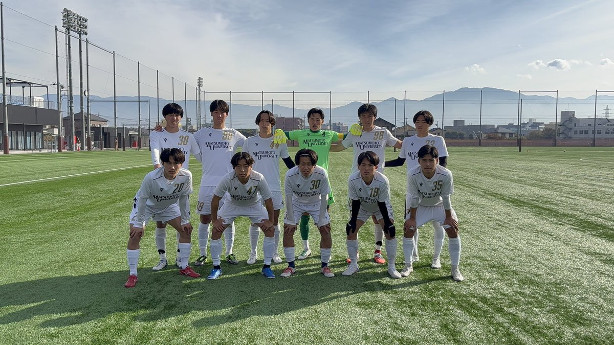 アルプスリーグ試合結果】 VS #山梨学院大学 《45分×2本》 1本目 0-1 2