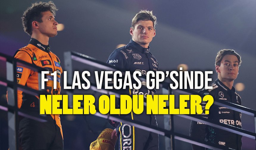 🏁Las Vegas GP nefesleri kesti!
🥇Verstappen farkı 42’ye indirip şampiyonluk umutlarını tazeledi.
➡️Norris hata yaptı, Piastri yükseldi, Russell direksiyon sorununa rağmen podyumu korudu.
➡️Lusail öncesi tansiyon çok yüksek! 🔥

👇 Sence şampiyonluğu kim alır?