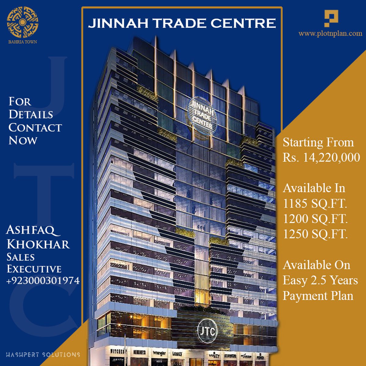 Hashpert's tweet image. Your brand deserves clarity, creativity, and impact. 
Our design and marketing solutions deliver all three.

For more info visit our site hashpertsolutions.com

#HashpertSolutions #GraphicDesign #SocialMediaDesign #RealEstate #BahriaTown #Properties #PropertyInvestment #Malls