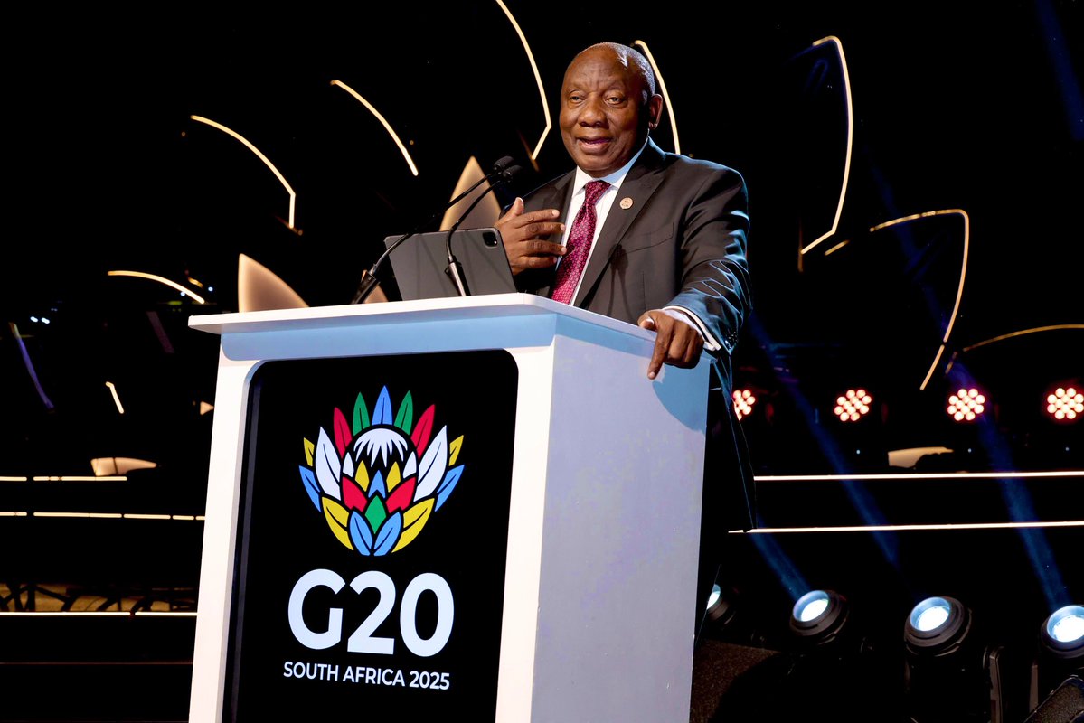 Khu_Ntshavheni's tweet image. Last night, we celebrated an inspiring gathering at the G20 Leaders Summit Reception Gala Dinner, themed &apos;Solidarity, Equality, and Sustainability.&apos; 

The event was a testament to our commitment to collaborative efforts in addressing global challenges. His Excellency President…