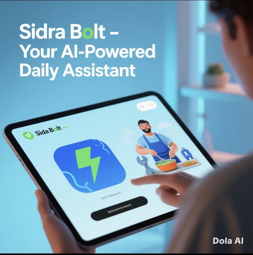 Oladipu84730681's tweet image. Meet the AI that actually gets things done — SIDRA BOLT ⚡. Helping you cook, fix, learn, and glow like a pro.
🔗 Invest

sidrastart.com/project/be6a49…

#SIDRABolt #SmartSupport #ModernLiving