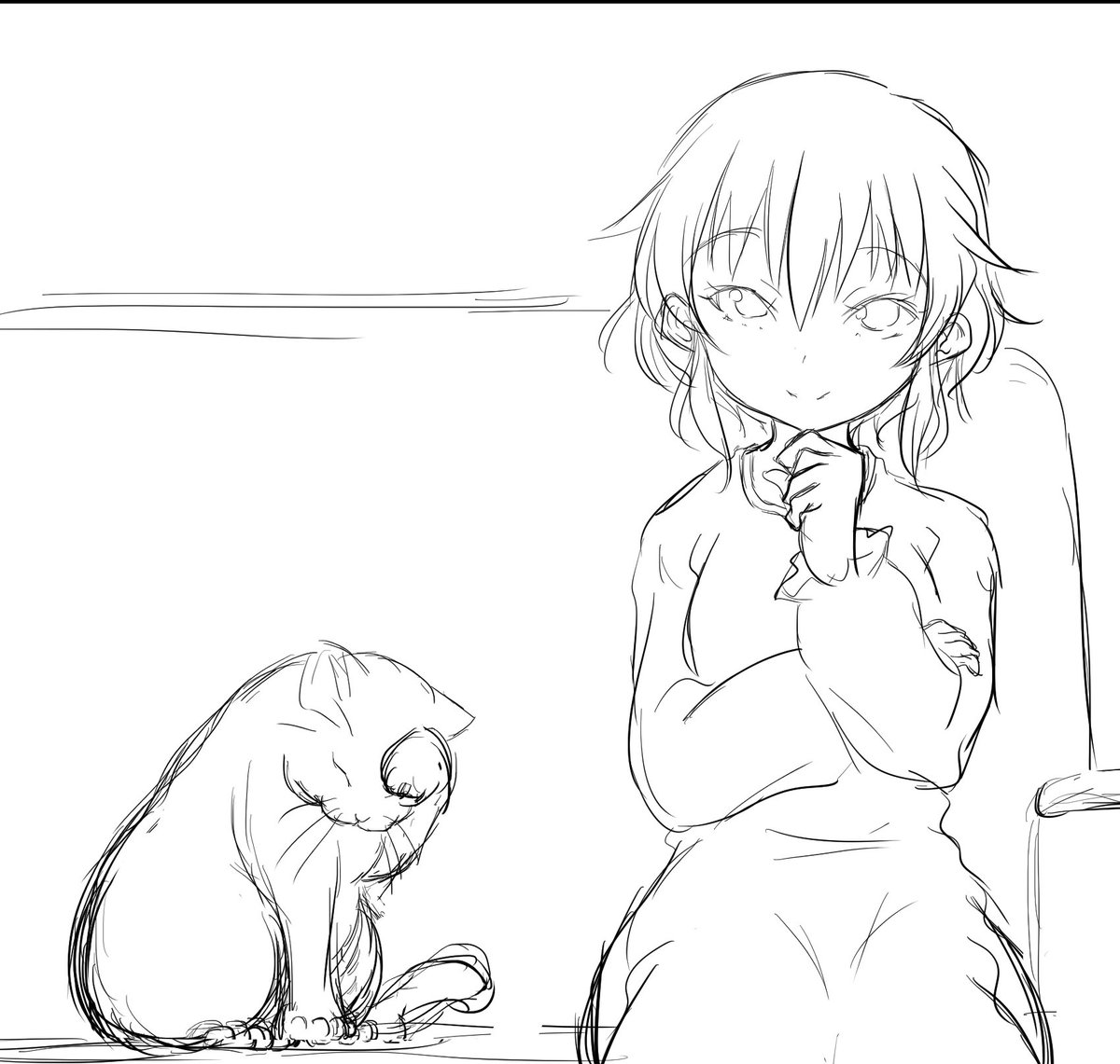 ねちねちキャラデザやってたせいでコミティアには間に合いませんでしたが取り敢えず今後変更したい気持ちにならないキャラデザと絵柄に落ち着いた気はするので来年一発目に完成作
出せるように頑張ります! 