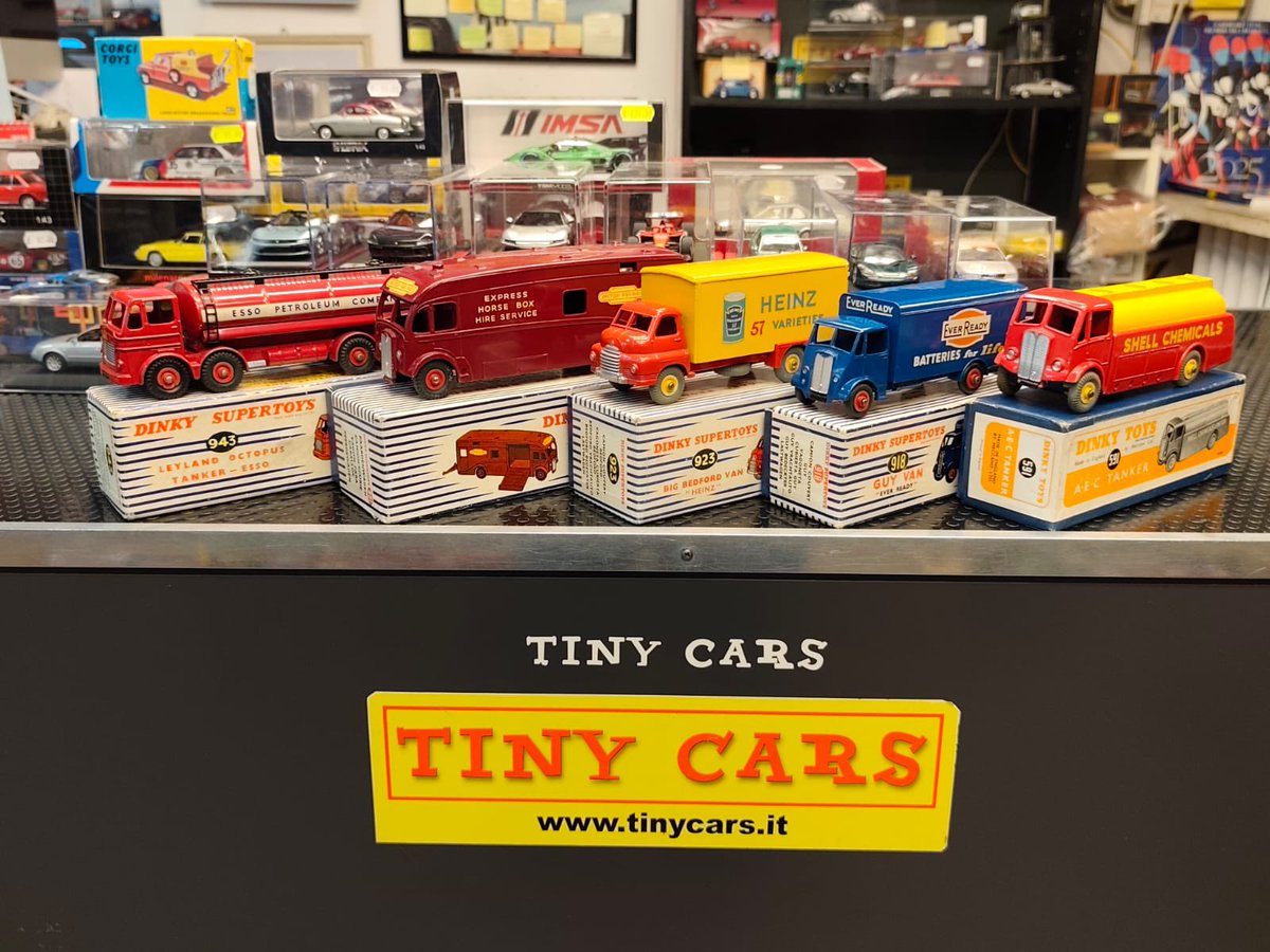 cars_tiny's tweet image. APERTO! Si inizia con questi meravigliosi Camion Dinky Supertoys nuovi in scatola! #tinycars #dinkytoys #models #scalemodel #modellismo #vintage #modellini