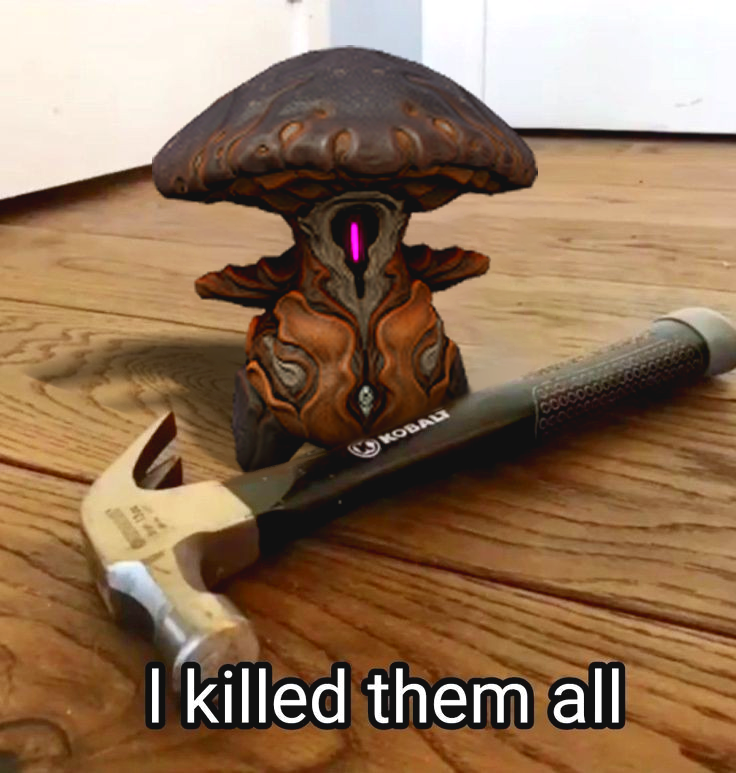 shroom with a hammer under your bed