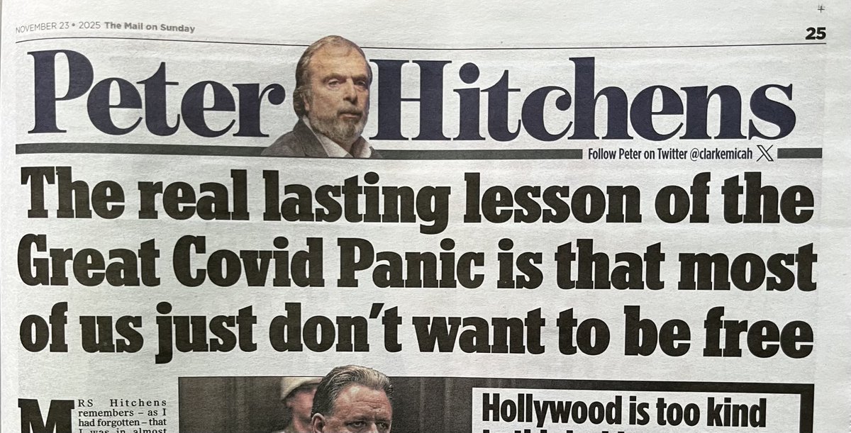 Peter Hitchens tweet media