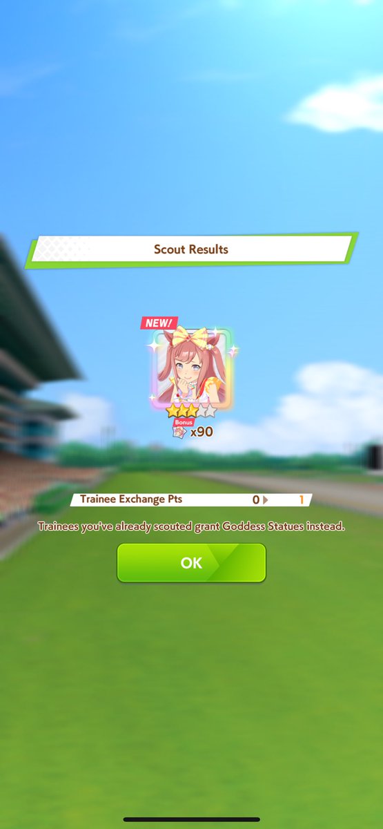 I kid you not, I saw my 300 clovers and decided to buy a trainee scout ticket because why not. The rest is history.