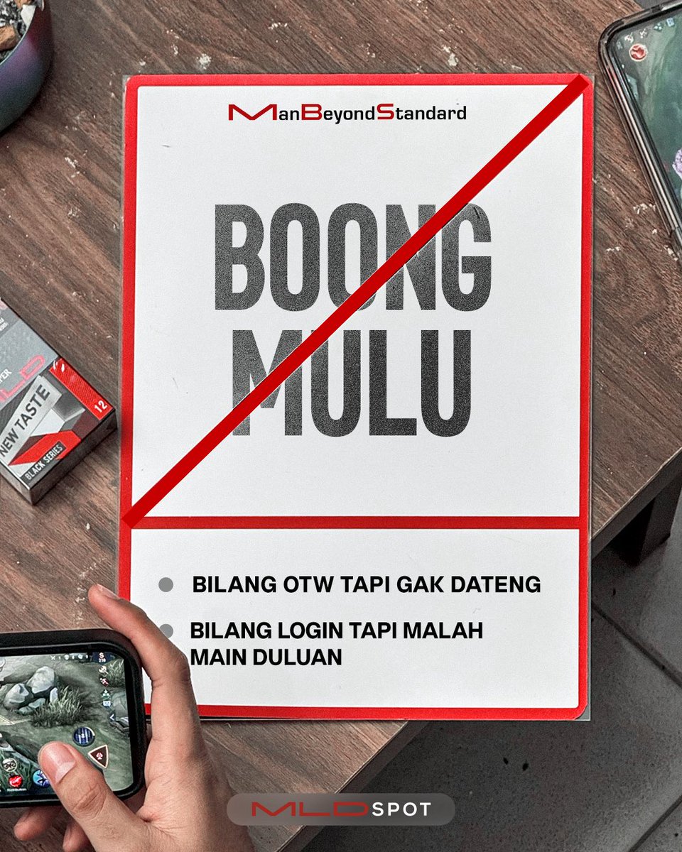 MLDSPOT's tweet image. Mending kaga usah ikut nongkrong dah.. Tag temen lo yang begitu👇🏼

#MLDSPOT #SpotNongkrongDigital #AnakNongkrongMLD #ManBeyondStandard #Nongkrong
