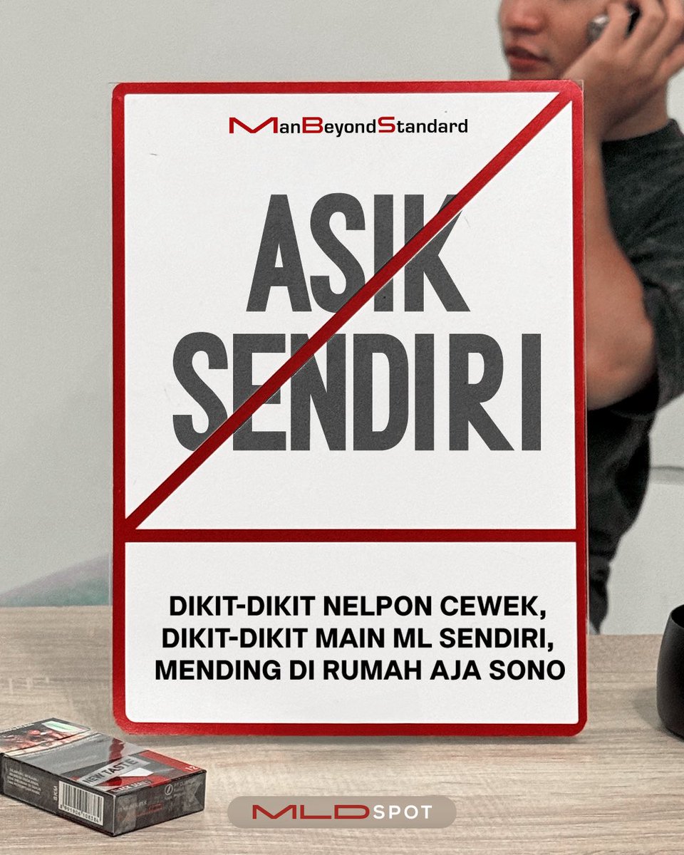 MLDSPOT's tweet image. Mending kaga usah ikut nongkrong dah.. Tag temen lo yang begitu👇🏼

#MLDSPOT #SpotNongkrongDigital #AnakNongkrongMLD #ManBeyondStandard #Nongkrong