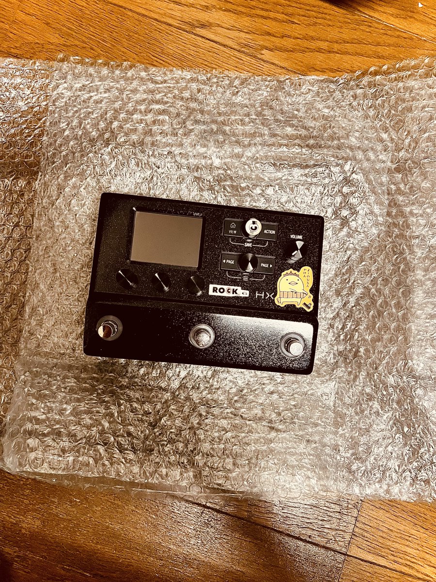 HX STOMPが修理を終えて帰ってきました 👨🏻‍🦱🎸 一番左のフット