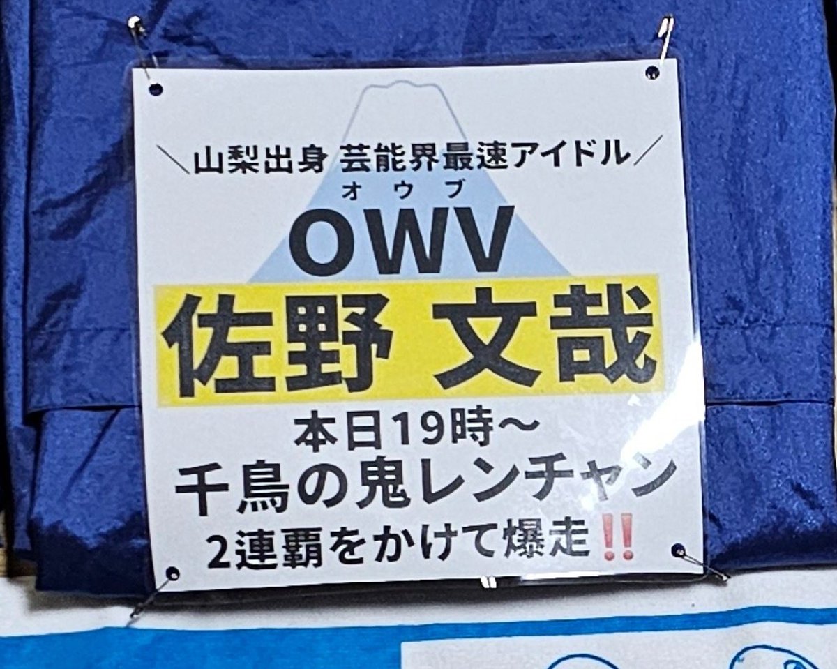 偶然鬼レンチャンの放送日と重なったので、ホノルルマラソンのOWVの