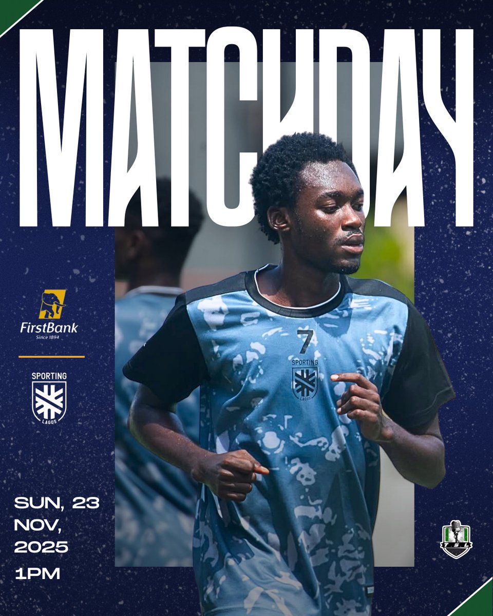Matchday!!! 

Sporting Lagos visiting First Bank, here in Lagos.

Sounds of "Bella Ciao" being heard around the stadium.