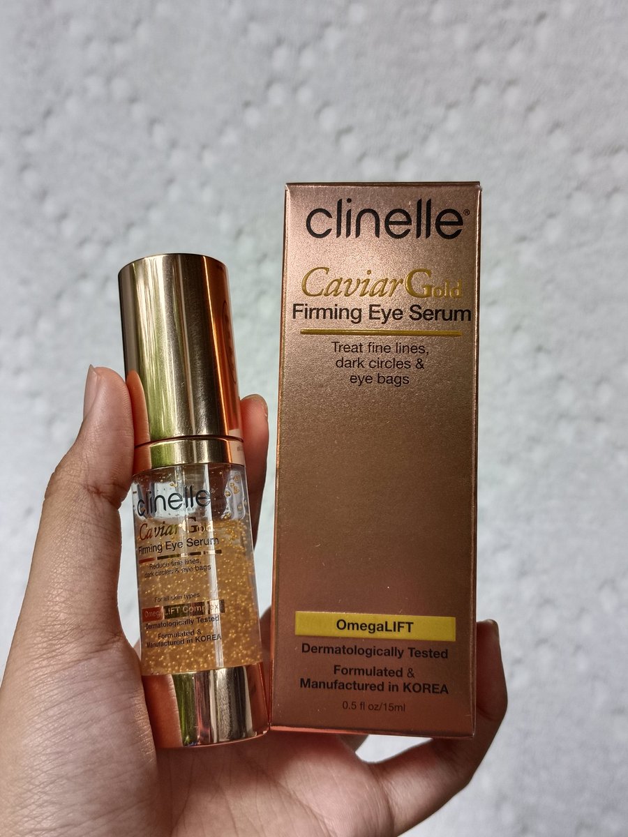 My aegyosal is aegyosal-ing🤏🏻

Under eye makeup udah ga pernah ngecrack lagi semenjak abis rutin pakai Caviar Gold Firming eye serum dari Clinelle ini (๑˃̵　ᴗ　˂̵)و