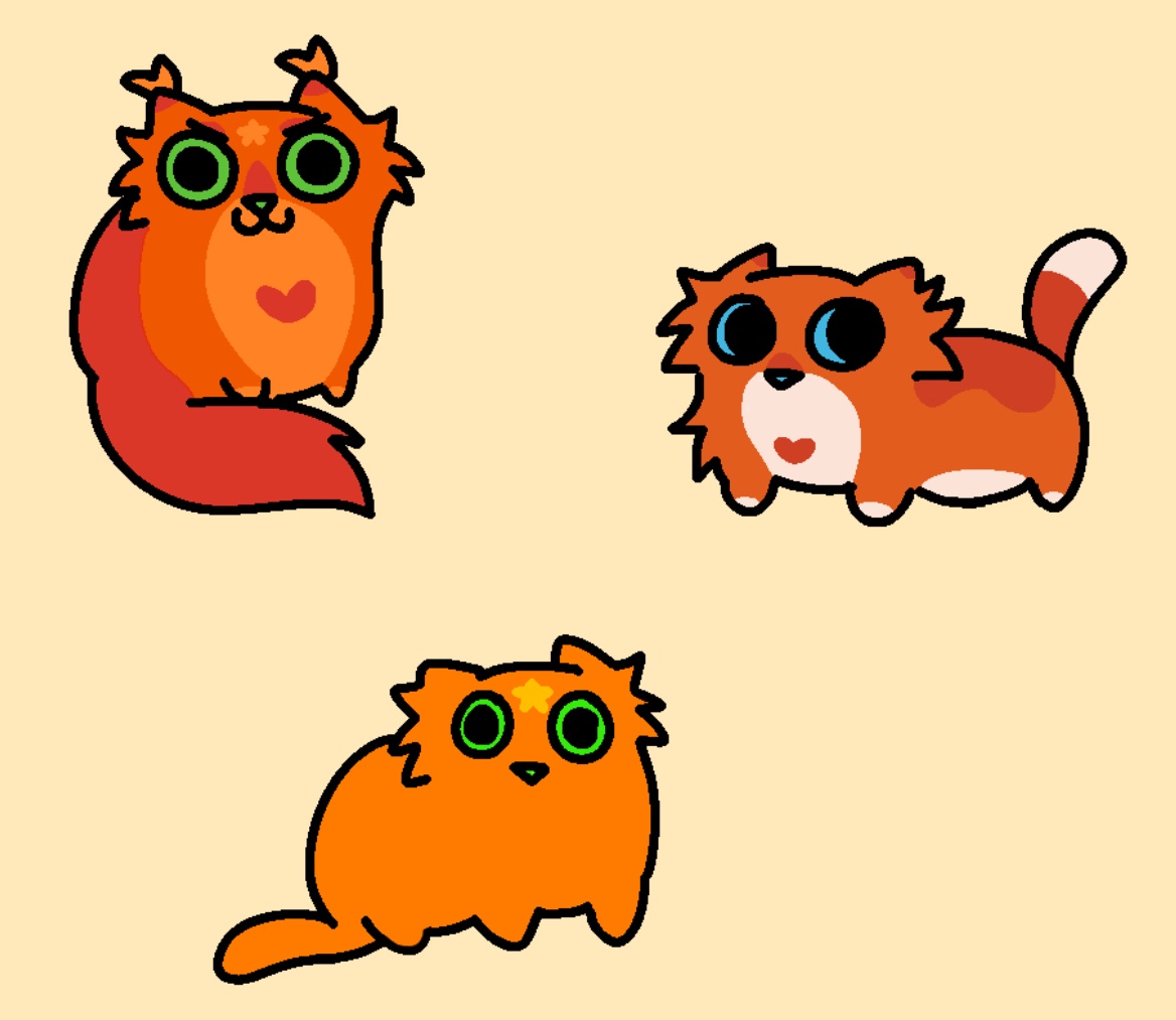 glassfirestar's tweet photo. various firestar designs https://t.co/5mbCeTL64J